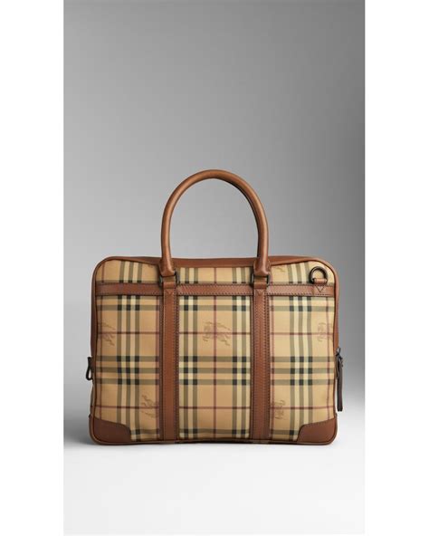 burberry briefcase brown|vintage burberry briefcase.